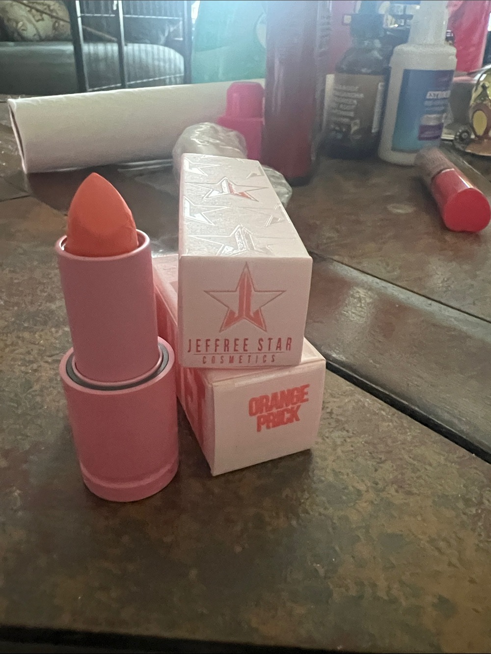 Jeffree Star Orange Prick Velvet Lipstick - Orange Shade